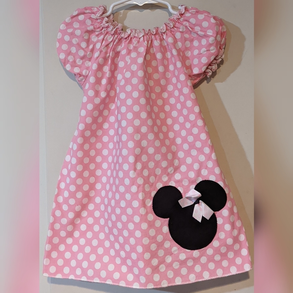 Boutique Minnie Mouse Polka Dot Dress